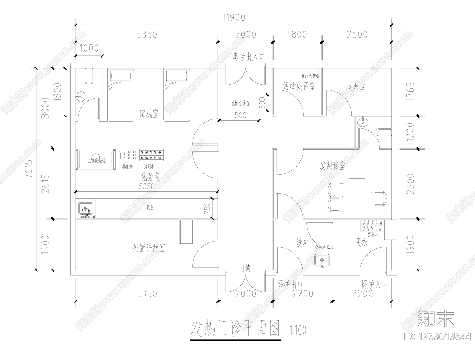 实验室cad施工图下载【ID:1233013844】