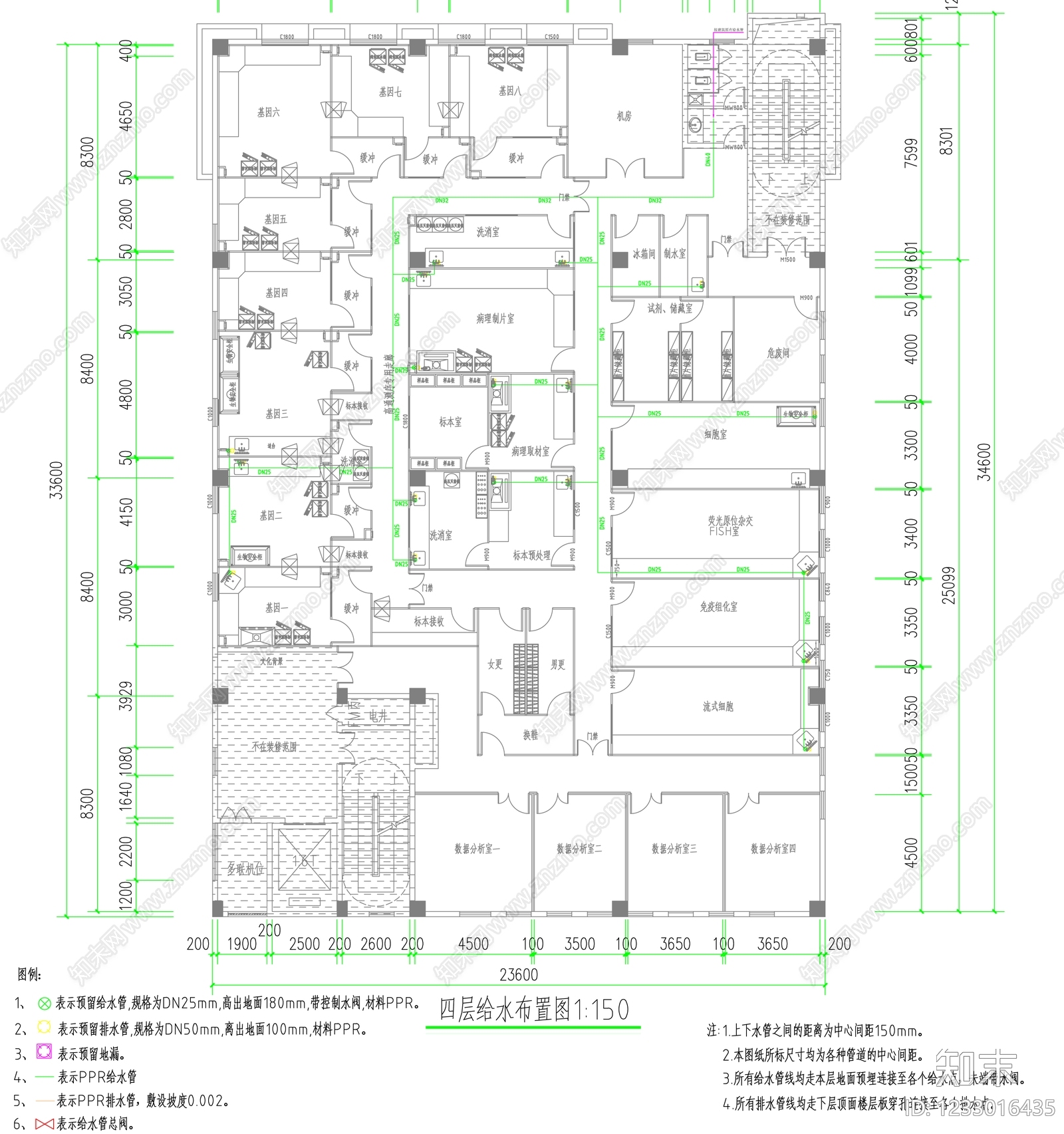 实验室cad施工图下载【ID:1233016435】