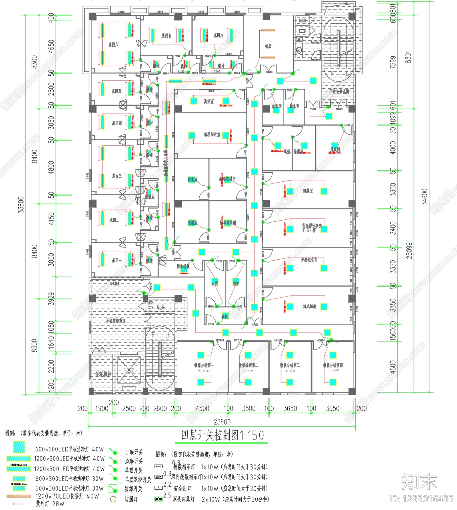 实验室cad施工图下载【ID:1233016435】