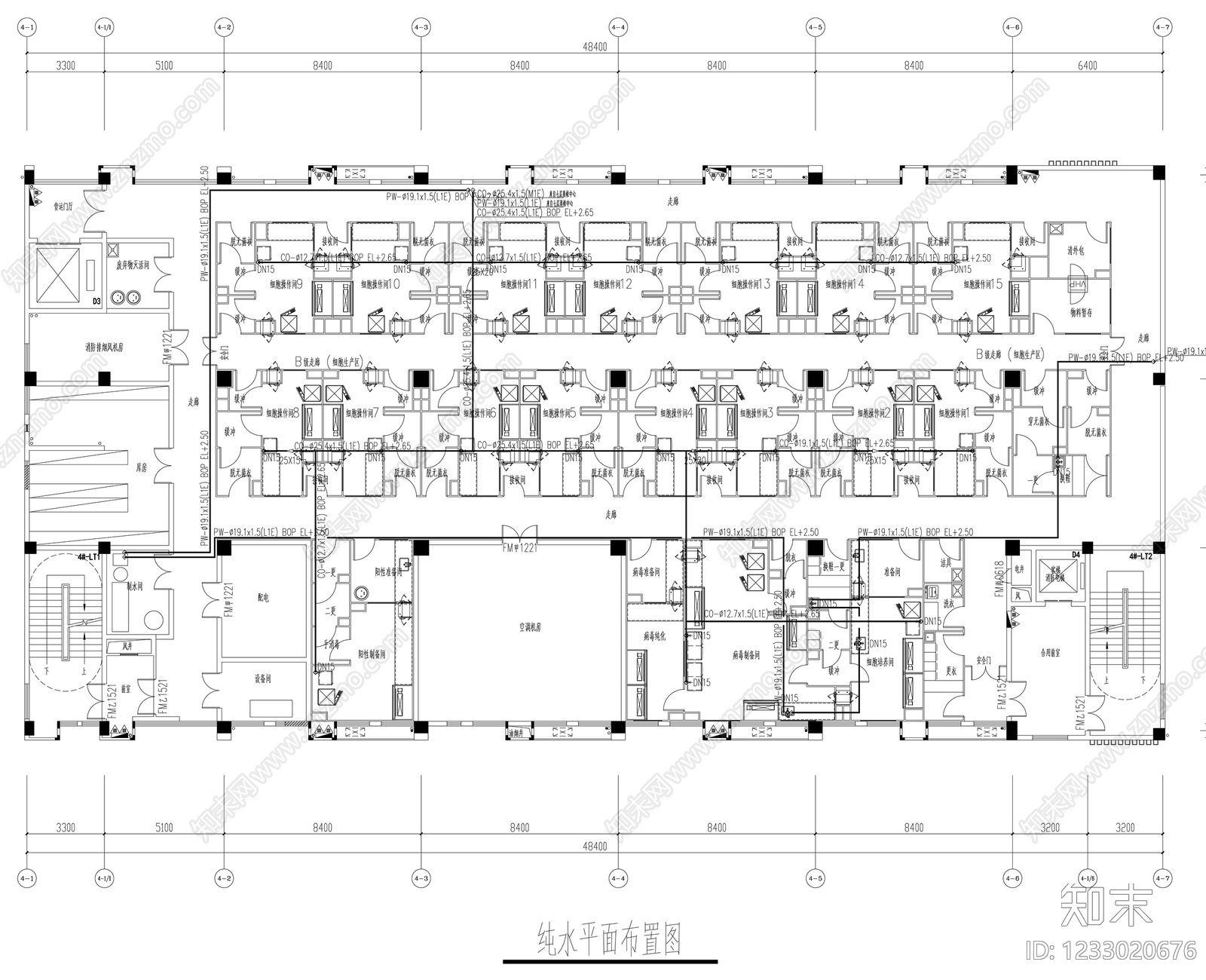 实验室cad施工图下载【ID:1233020676】