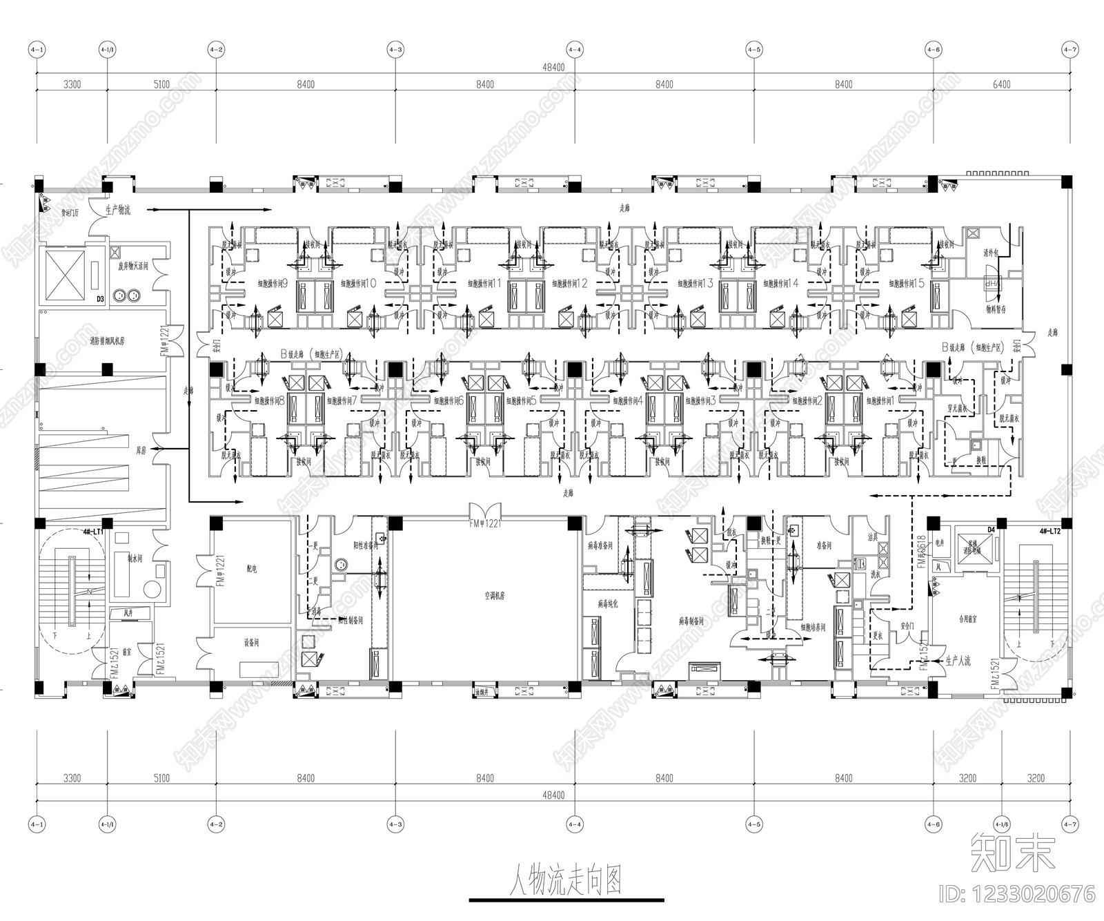实验室cad施工图下载【ID:1233020676】