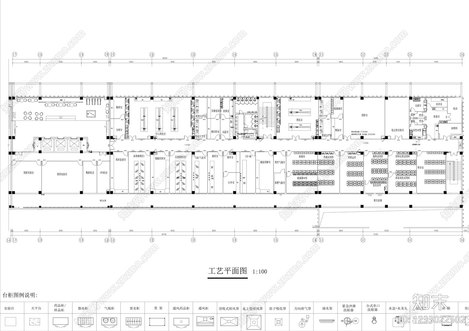实验室cad施工图下载【ID:1233022502】