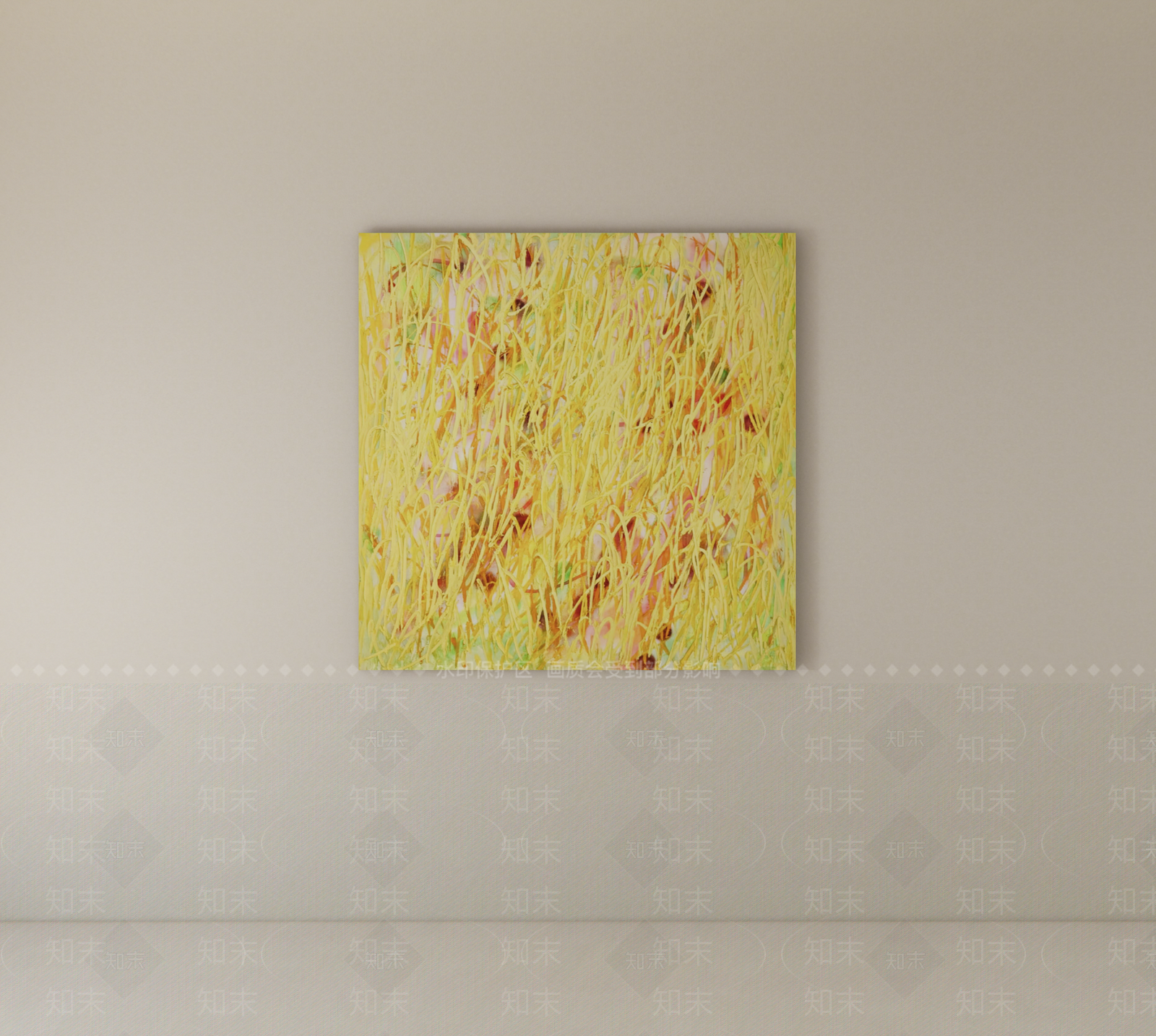 极简抽象画SU模型下载【ID:1233031400】