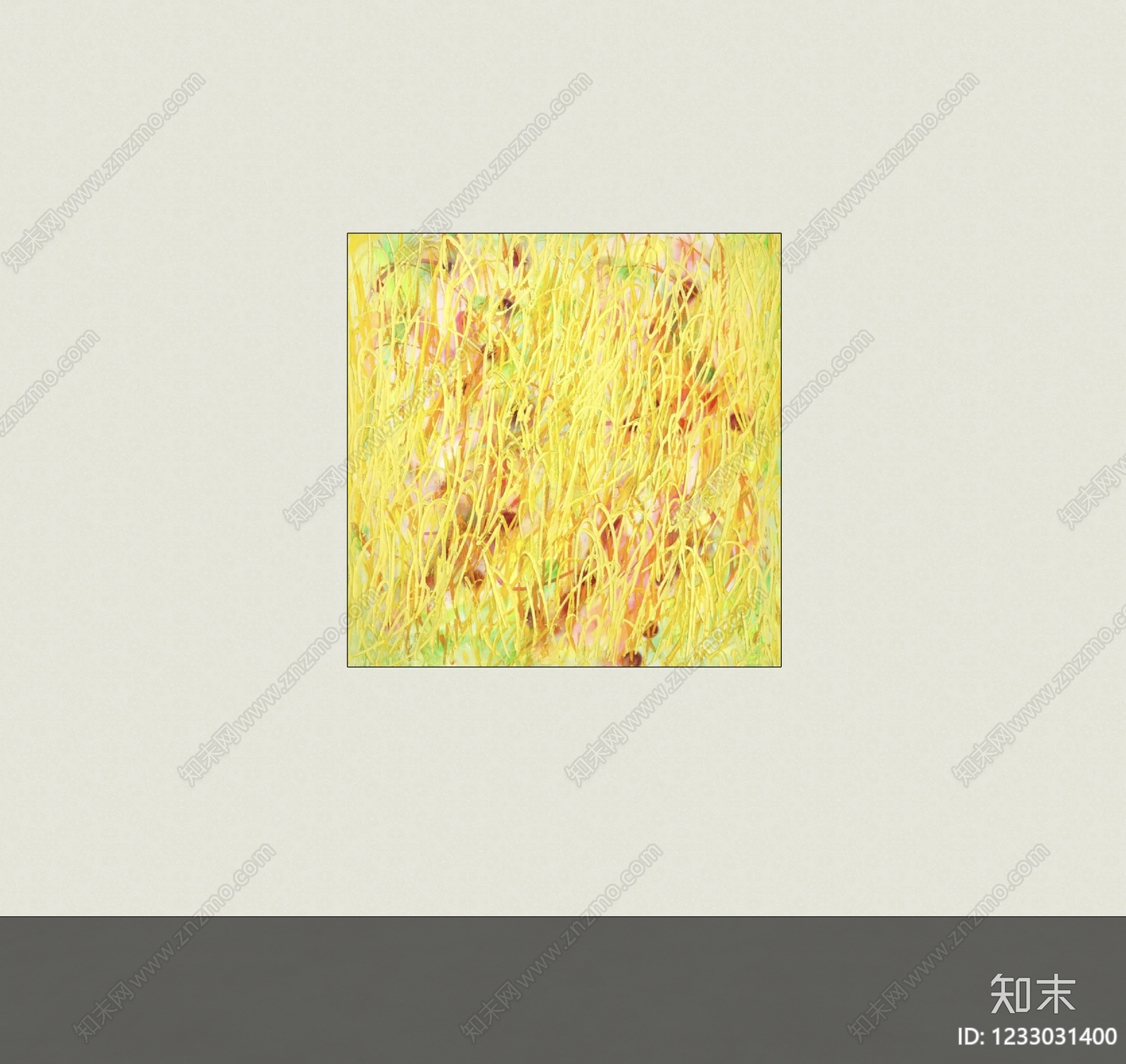 极简抽象画SU模型下载【ID:1233031400】
