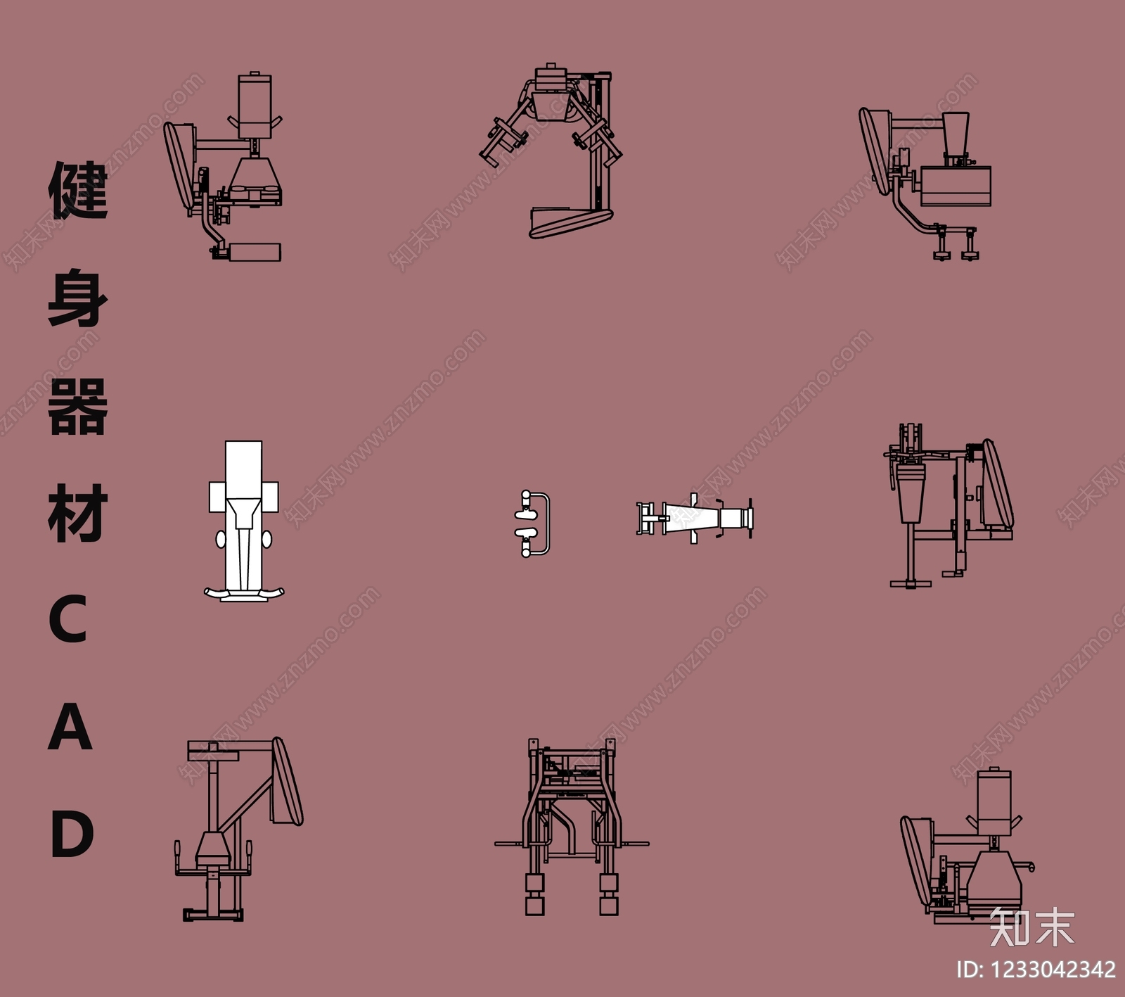 运动器材CAD图纸