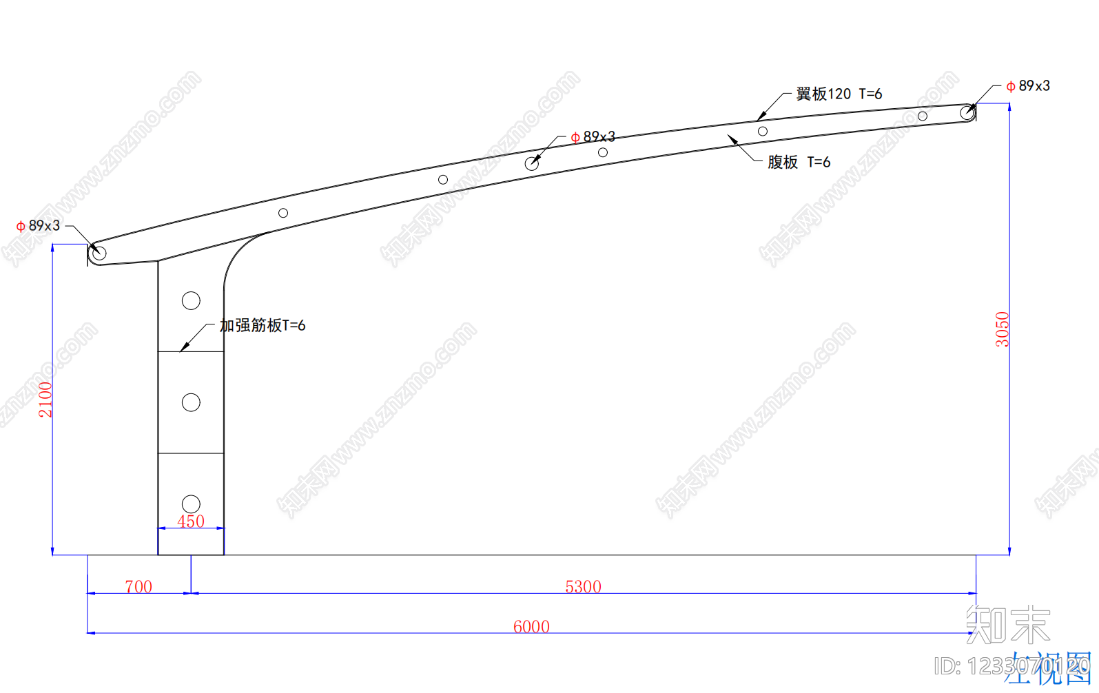 钢结构cad施工图下载【ID:1233070120】