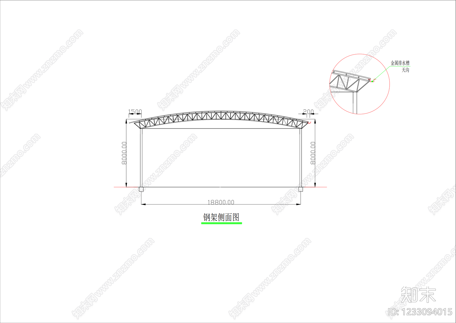 钢结构cad施工图下载【ID:1233094015】