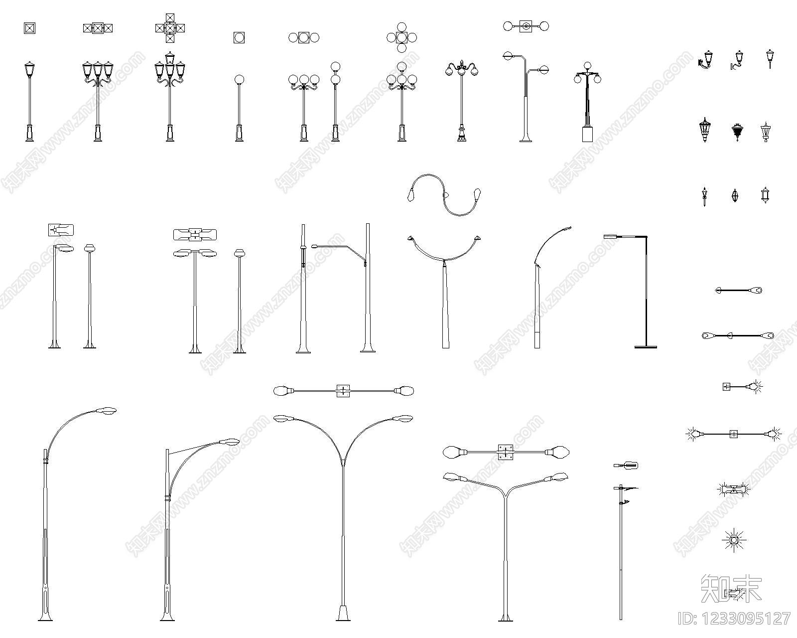灯具图库CAD图纸