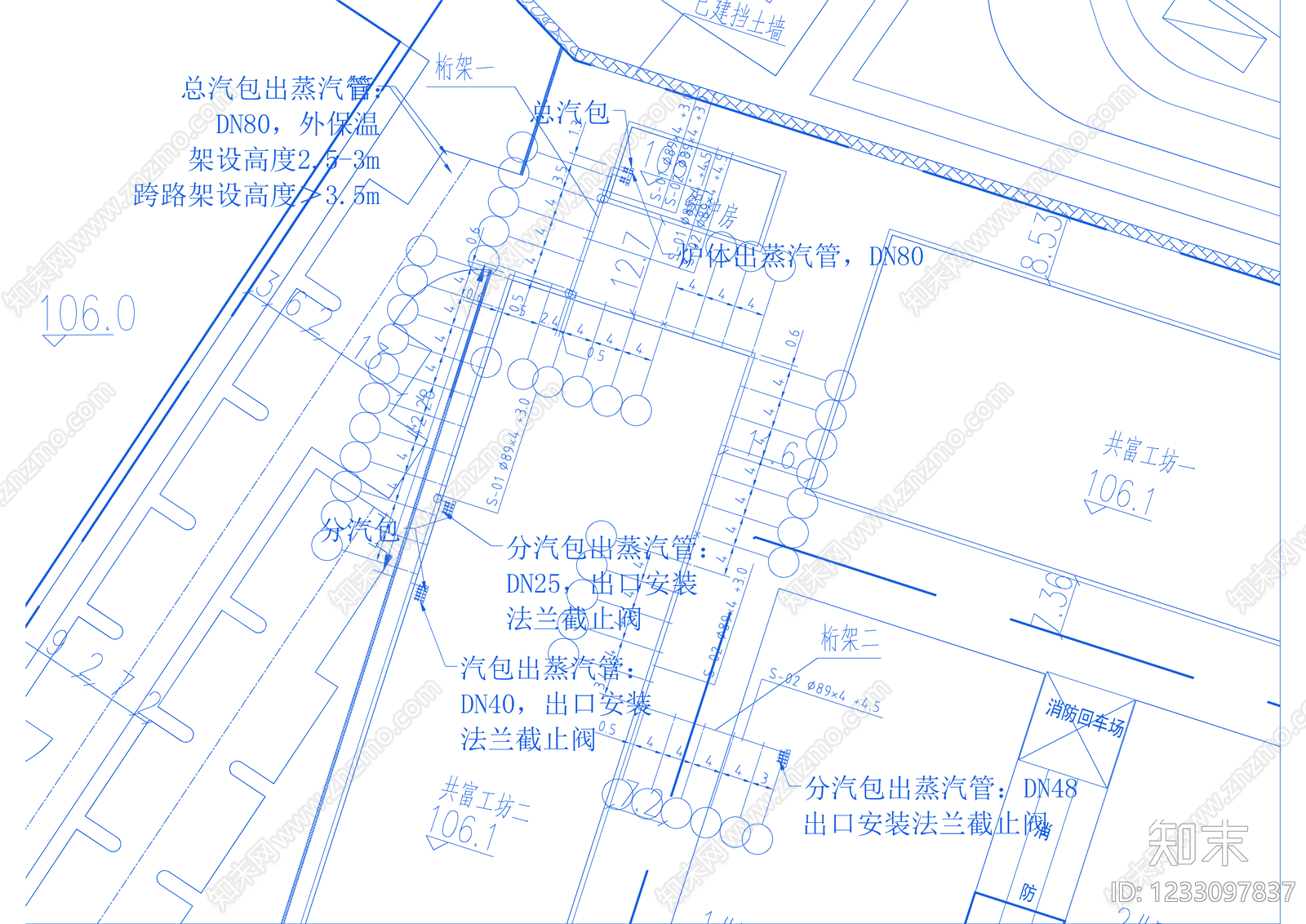 钢结构cad施工图下载【ID:1233097837】