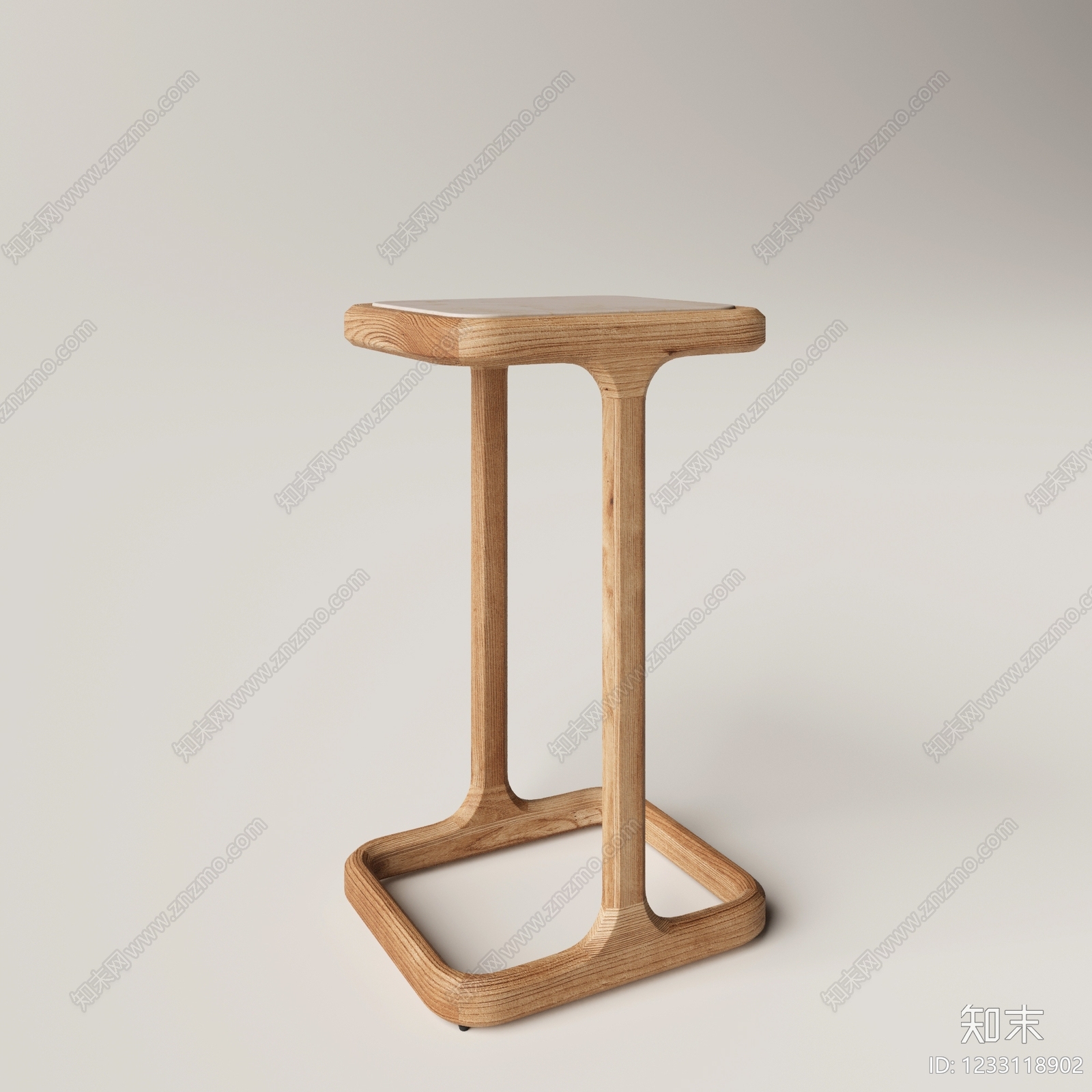 原木风边几3D模型下载【ID:1233118902】
