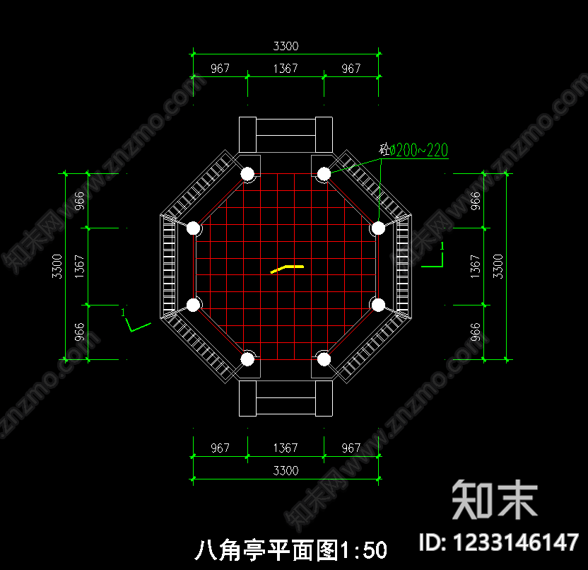 仿古建筑cad施工图下载【ID:1233146147】