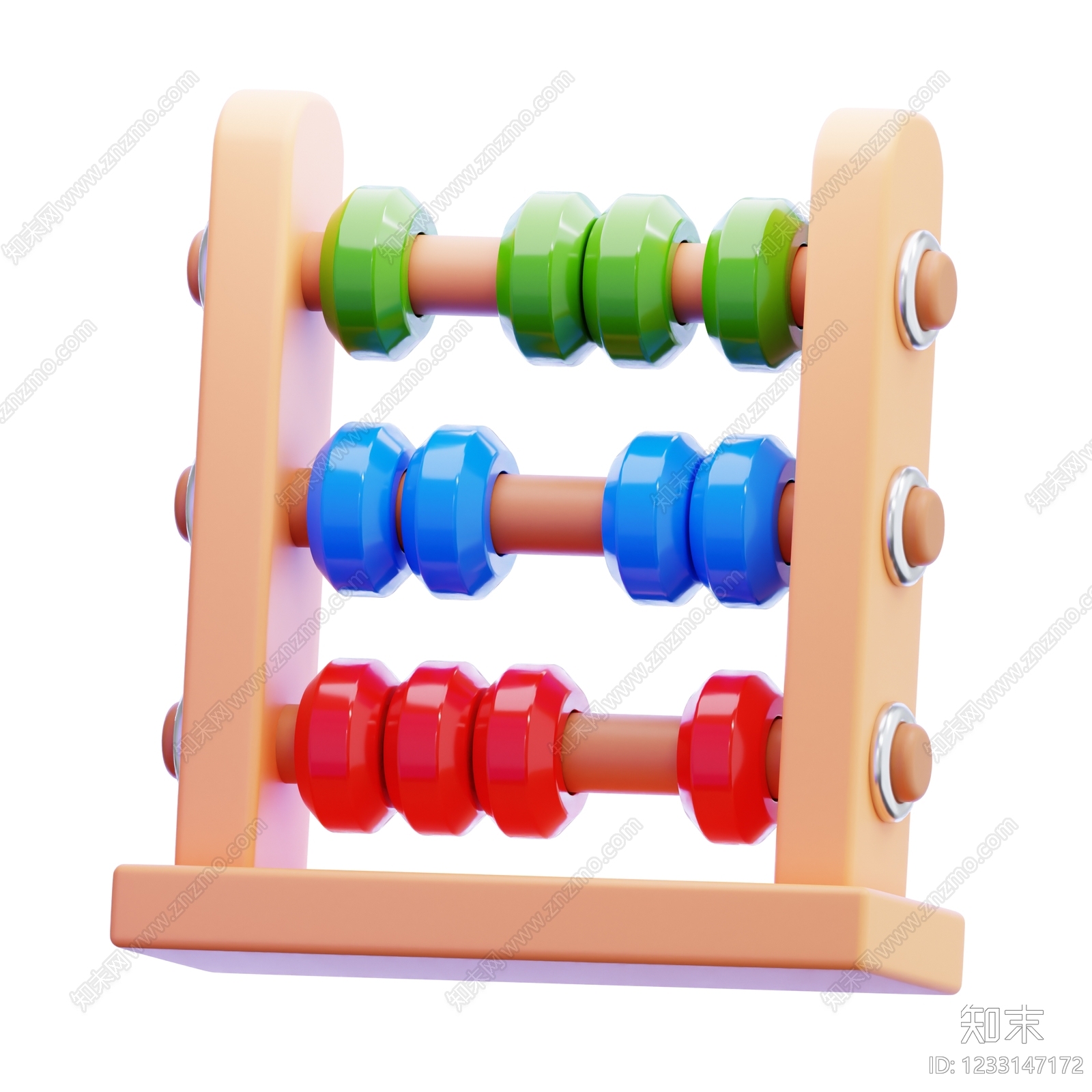 原木风玩具3D模型下载【ID:1233147172】