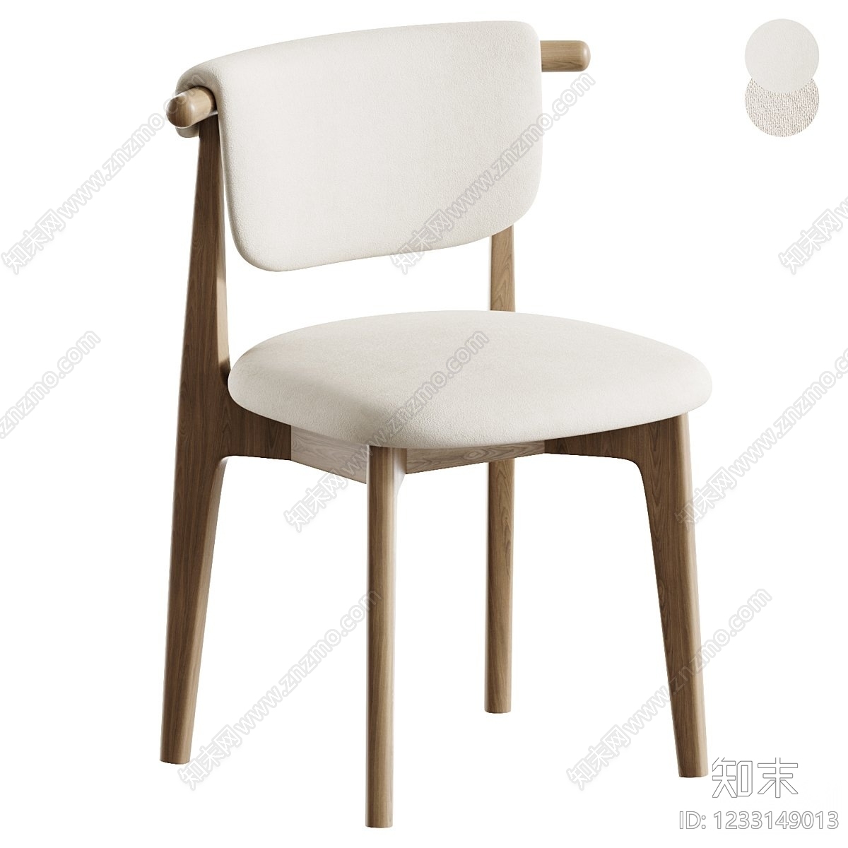 北欧儿童椅3D模型下载【ID:1233149013】