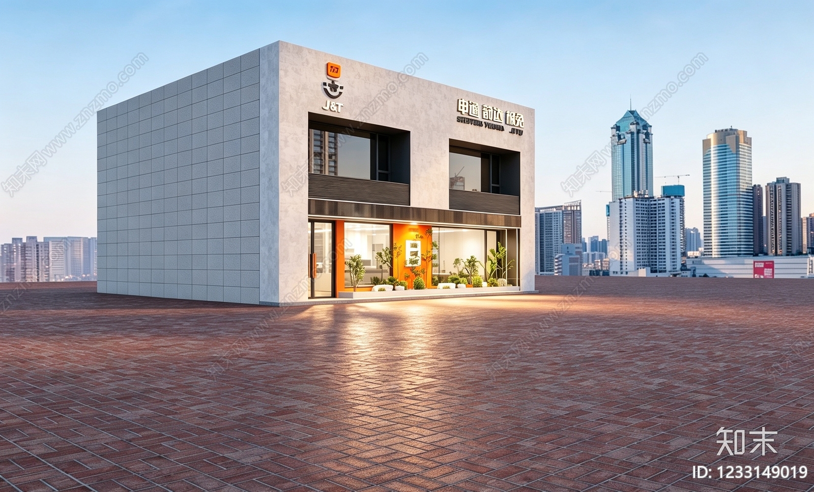 现代主义其他商业建筑3D模型下载【ID:1233149019】