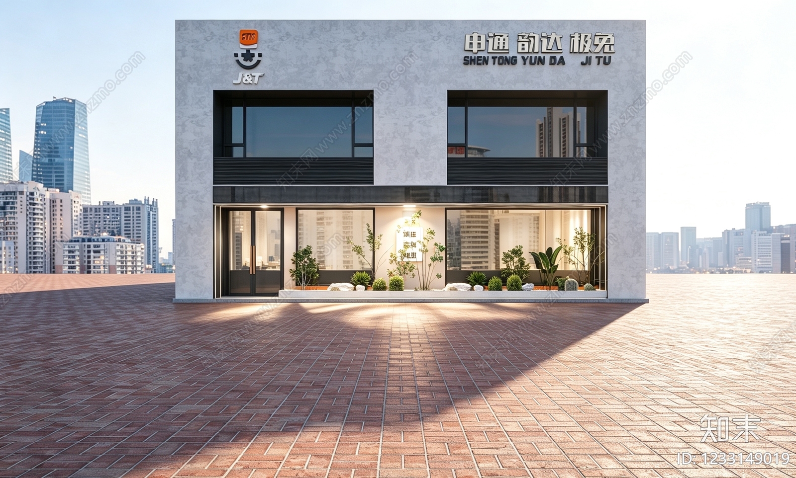 现代主义其他商业建筑3D模型下载【ID:1233149019】