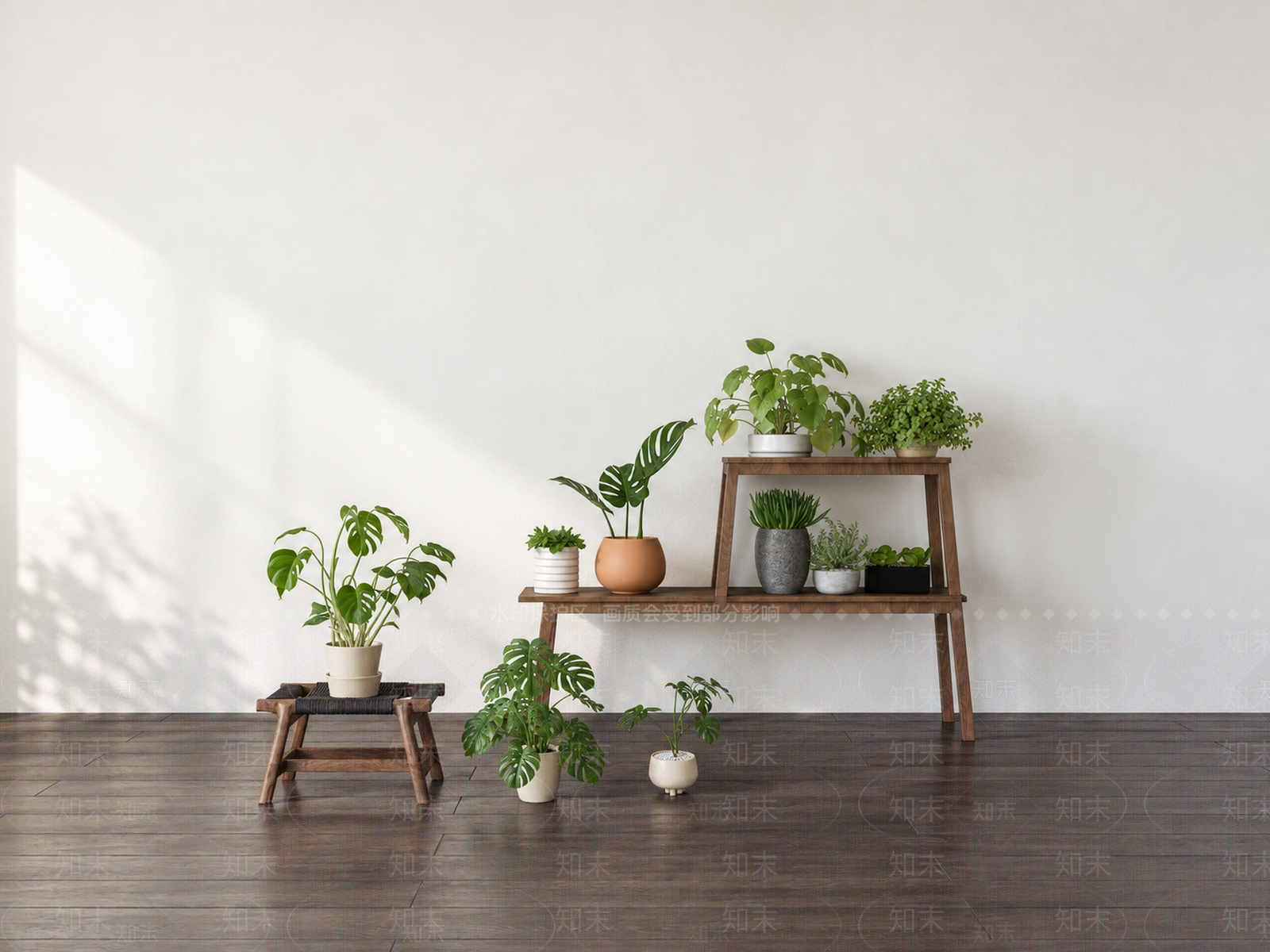 现代简约植物组合SU模型下载【ID:1233151225】
