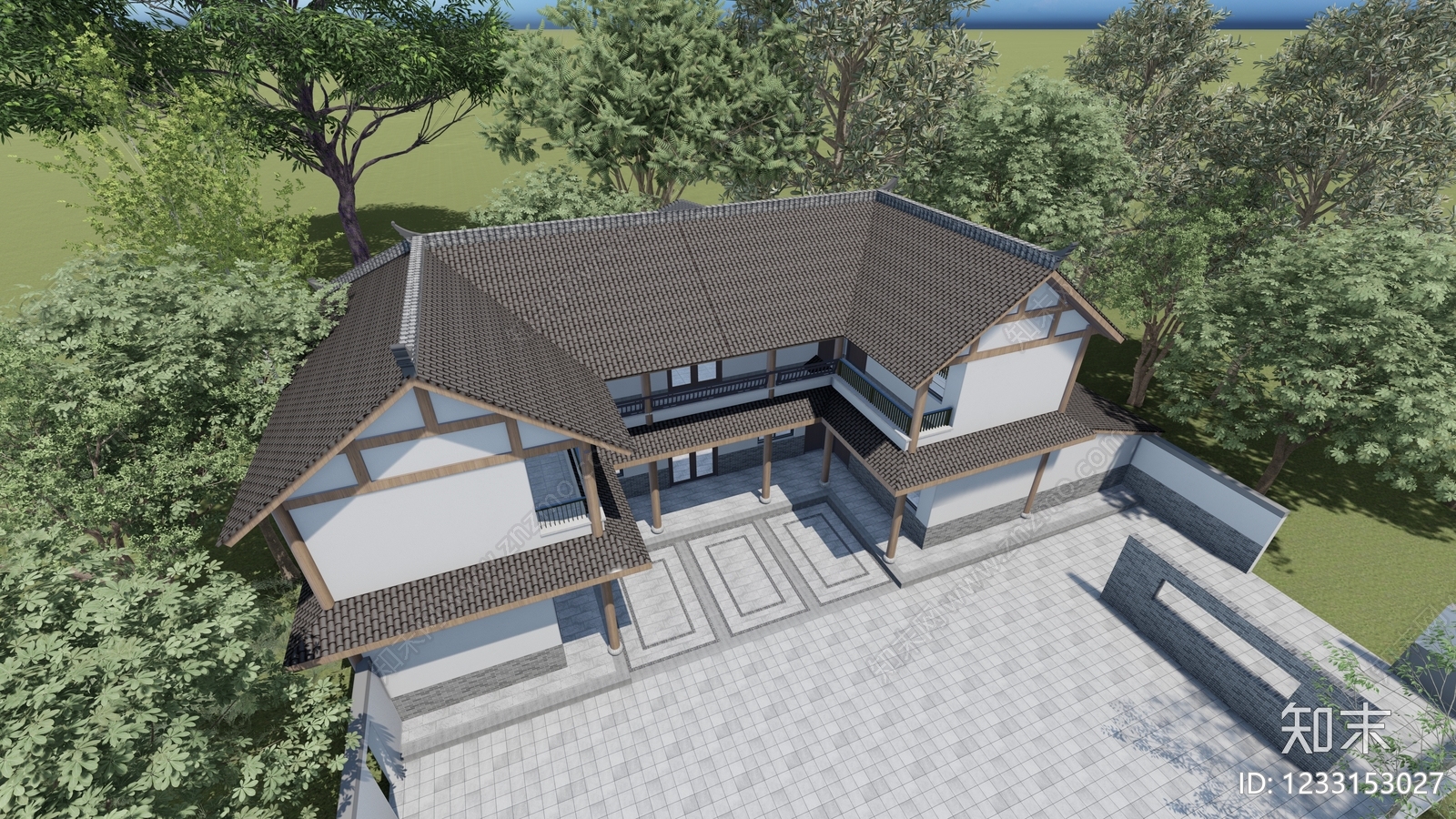 住宅楼建筑cad施工图下载【ID:1233153027】
