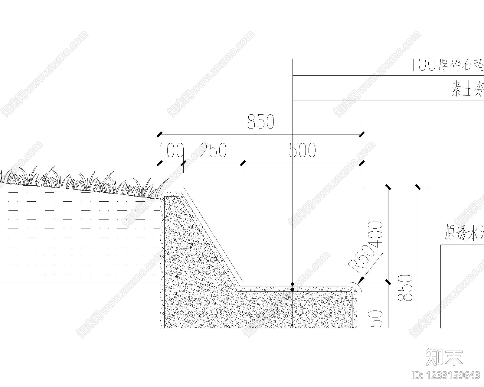 体育公园cad施工图下载【ID:1233159643】
