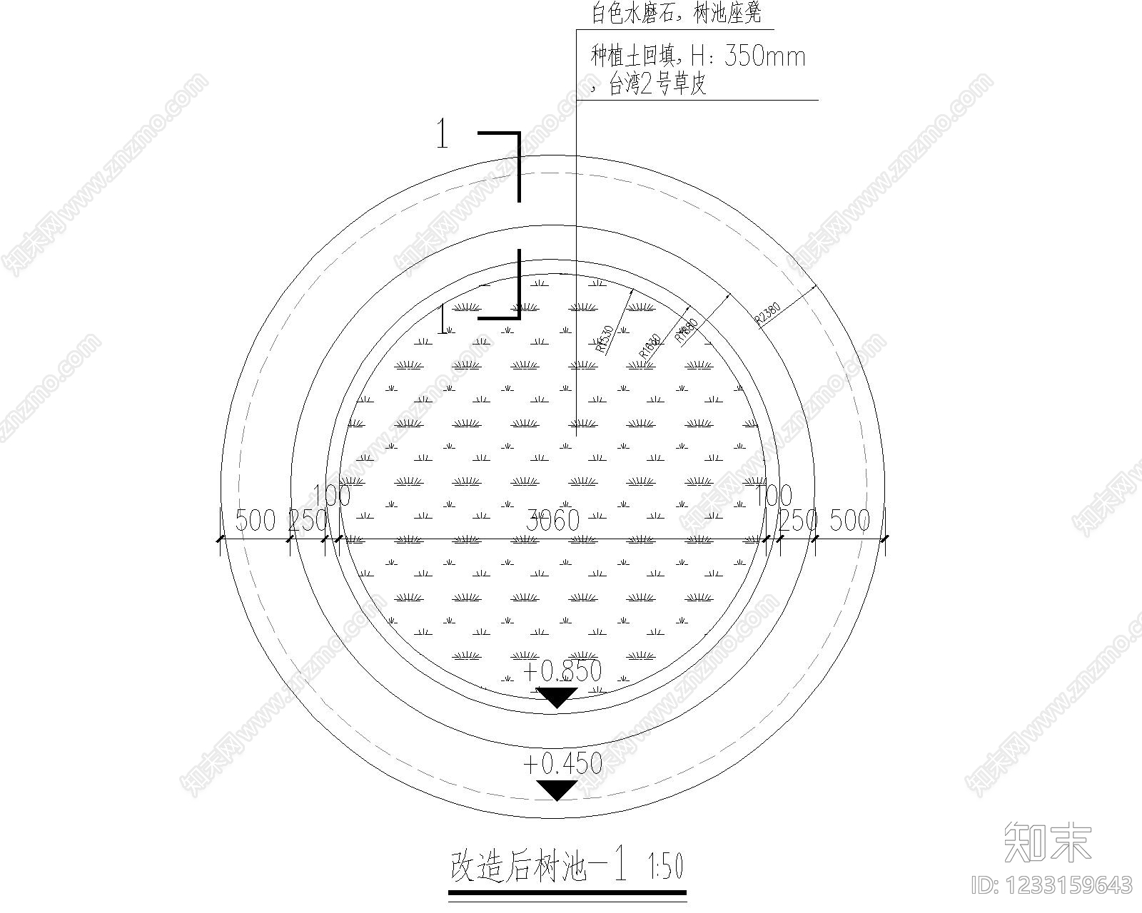 体育公园cad施工图下载【ID:1233159643】