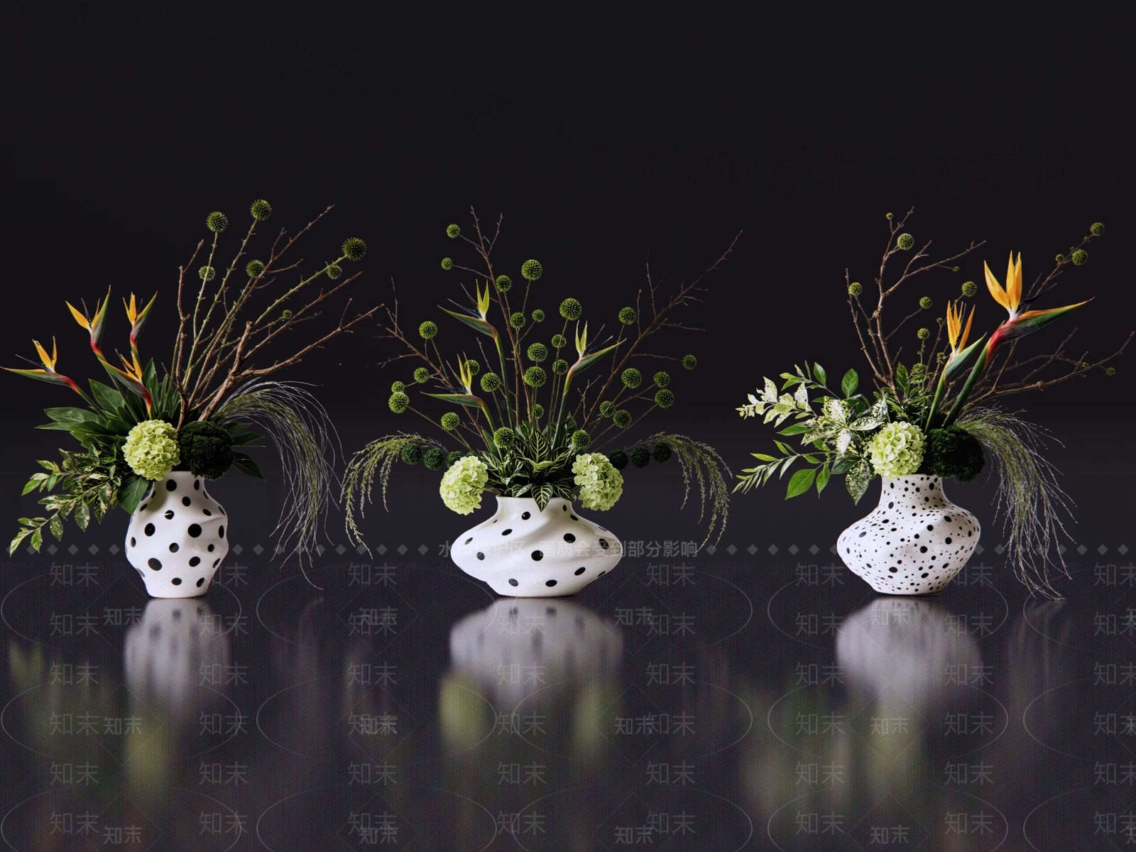 孟菲斯花瓶SU模型下载【ID:1233163240】