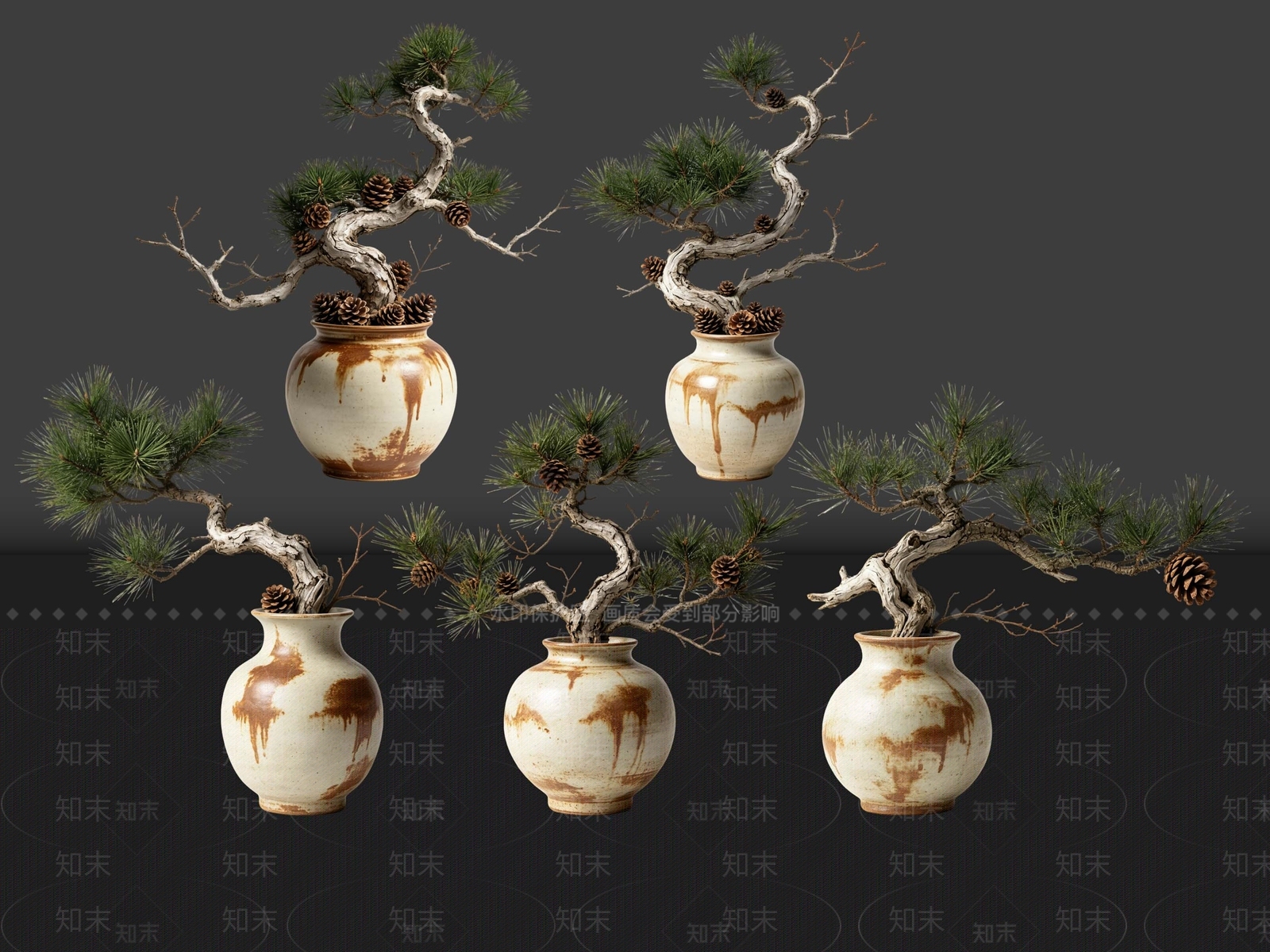 新中式花瓶SU模型下载【ID:1233163961】