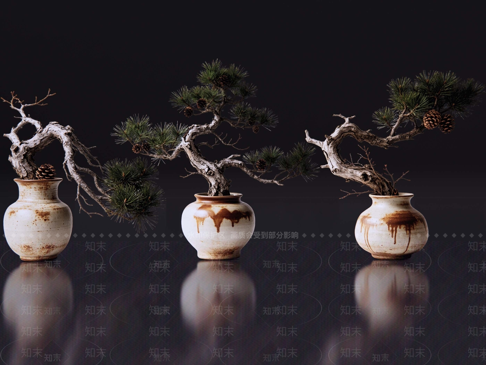 禅意花瓶SU模型下载【ID:1233164070】