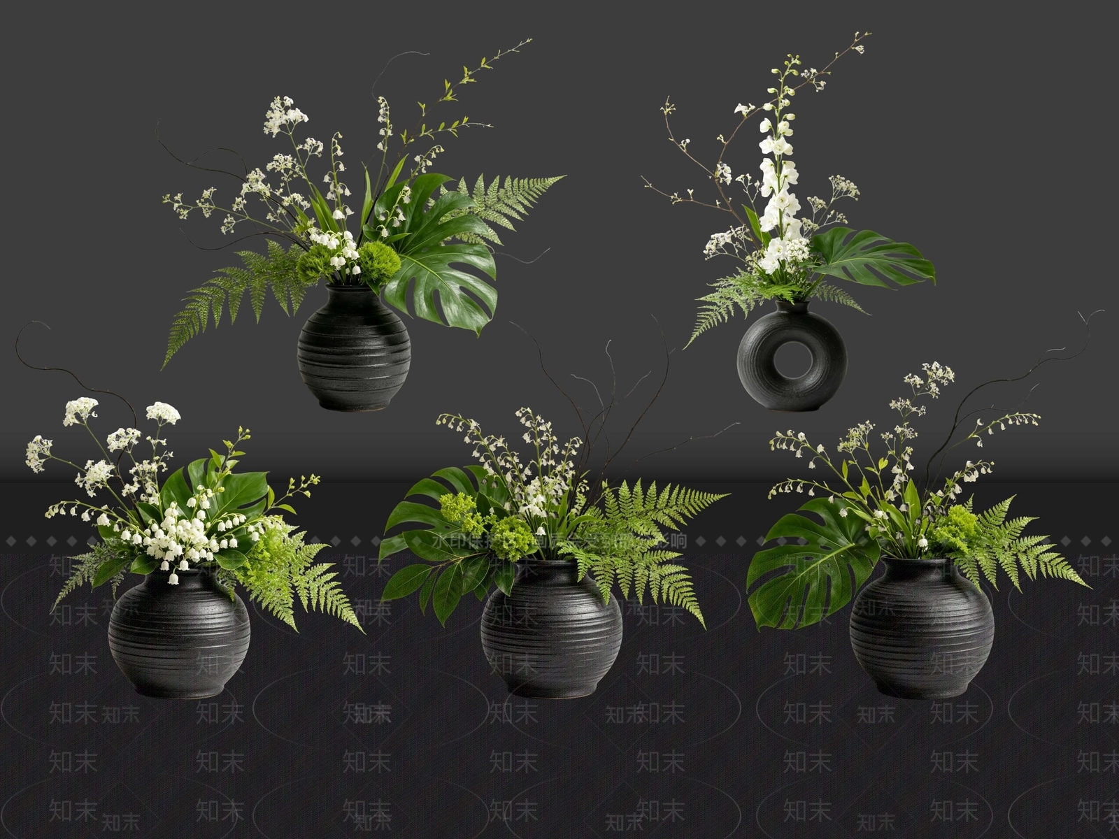 现代花瓶SU模型下载【ID:1233165515】