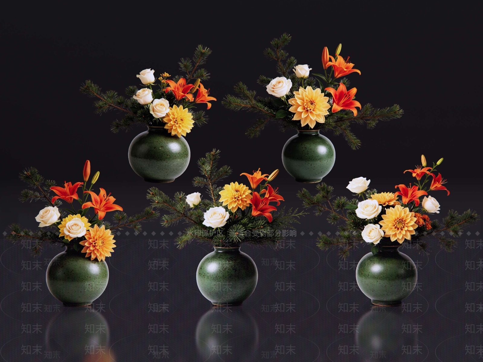 中式花瓶SU模型下载【ID:1233165752】