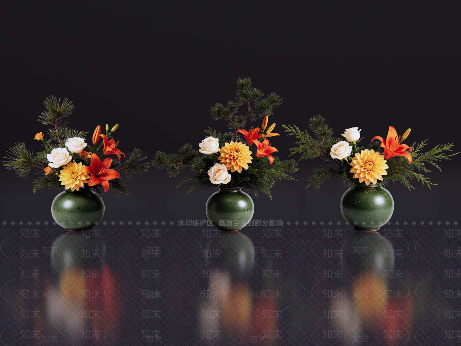 中式花瓶SU模型下载【ID:1233165866】