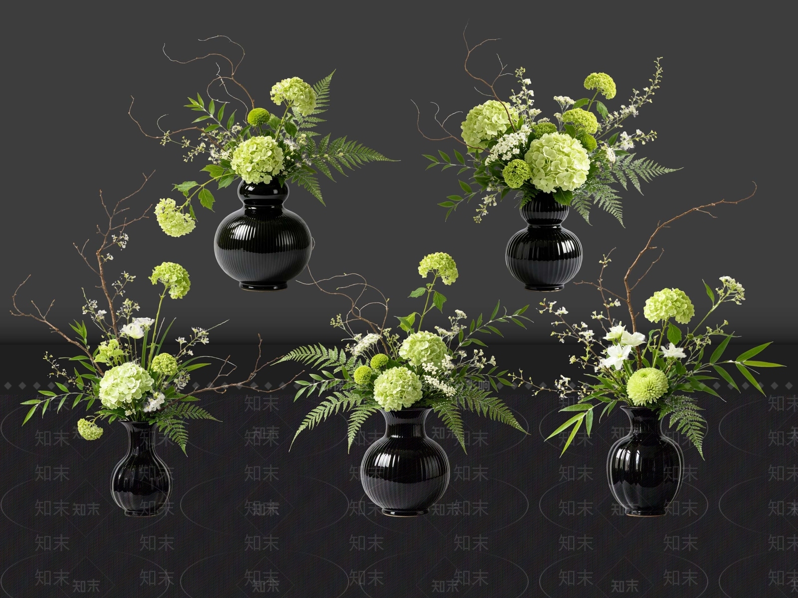 新中式花瓶SU模型下载【ID:1233166641】