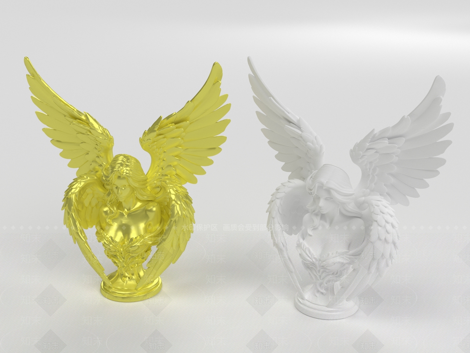 欧式雕塑摆件3D模型下载【ID:1233169648】