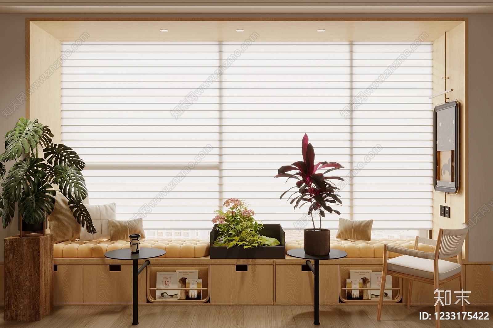 原木风门窗大样3D模型下载【ID:1233175422】
