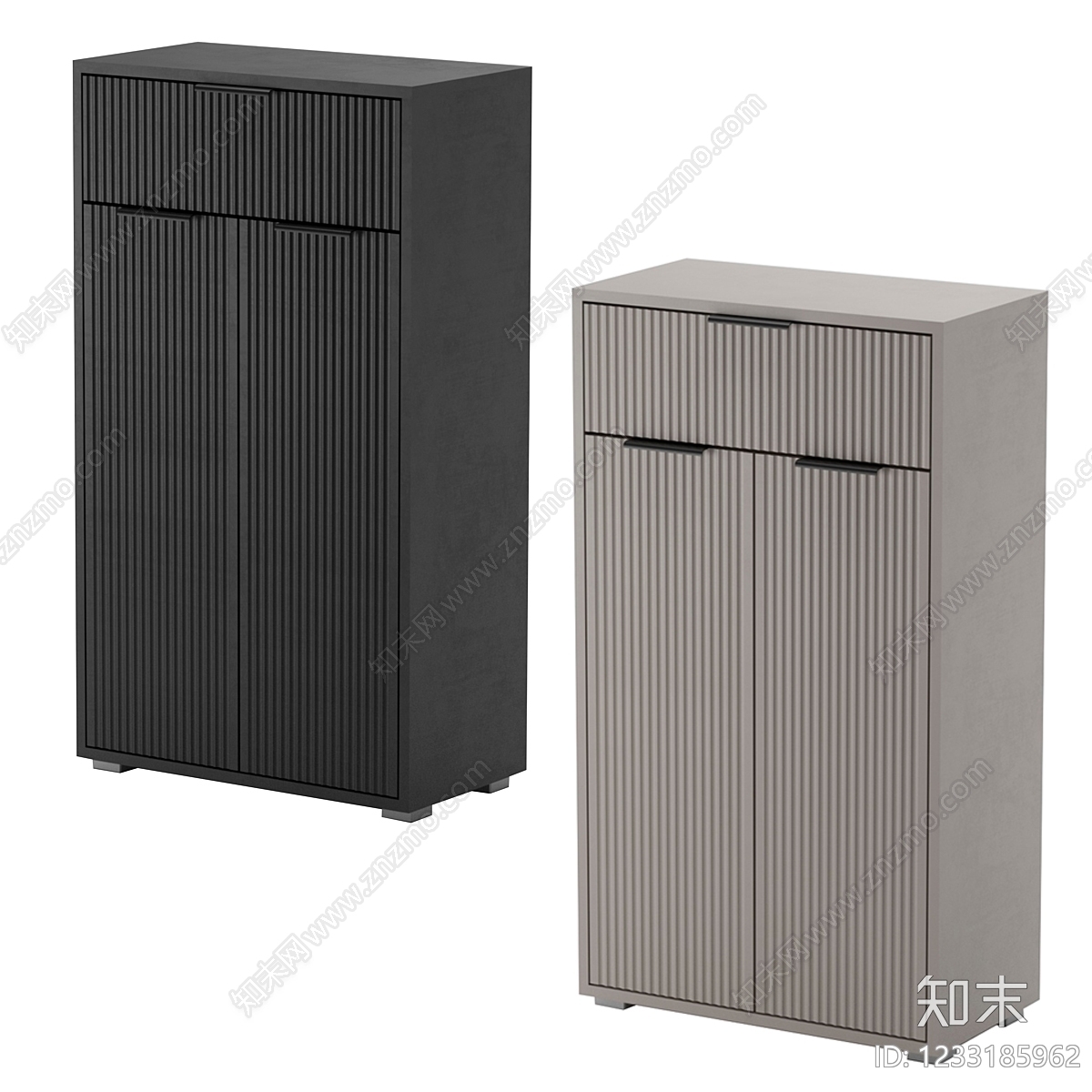现代简约鞋柜3D模型下载【ID:1233185962】