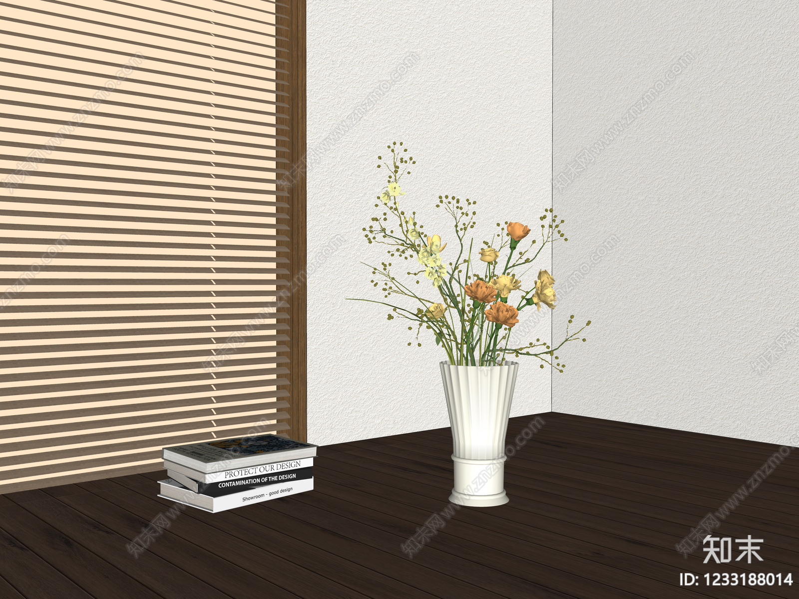 现代简约绿植摆件SU模型下载【ID:1233188014】