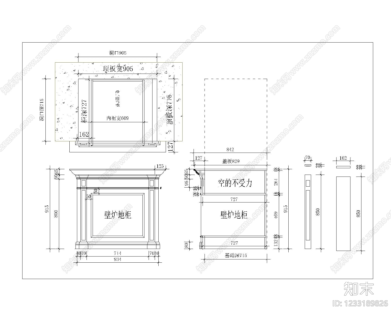 欧式家具图库CAD图纸