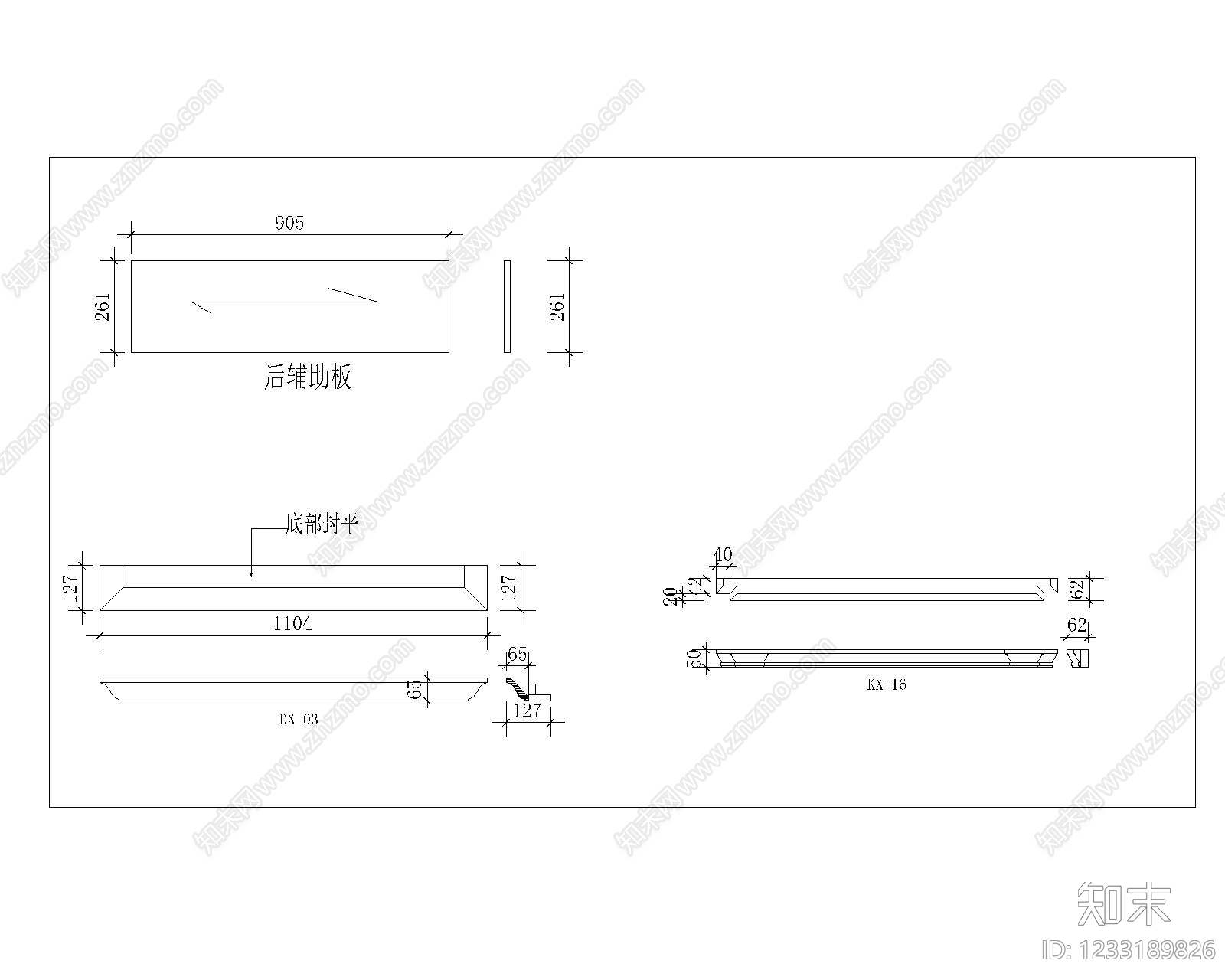 家具图库cad施工图下载【ID:1233189826】