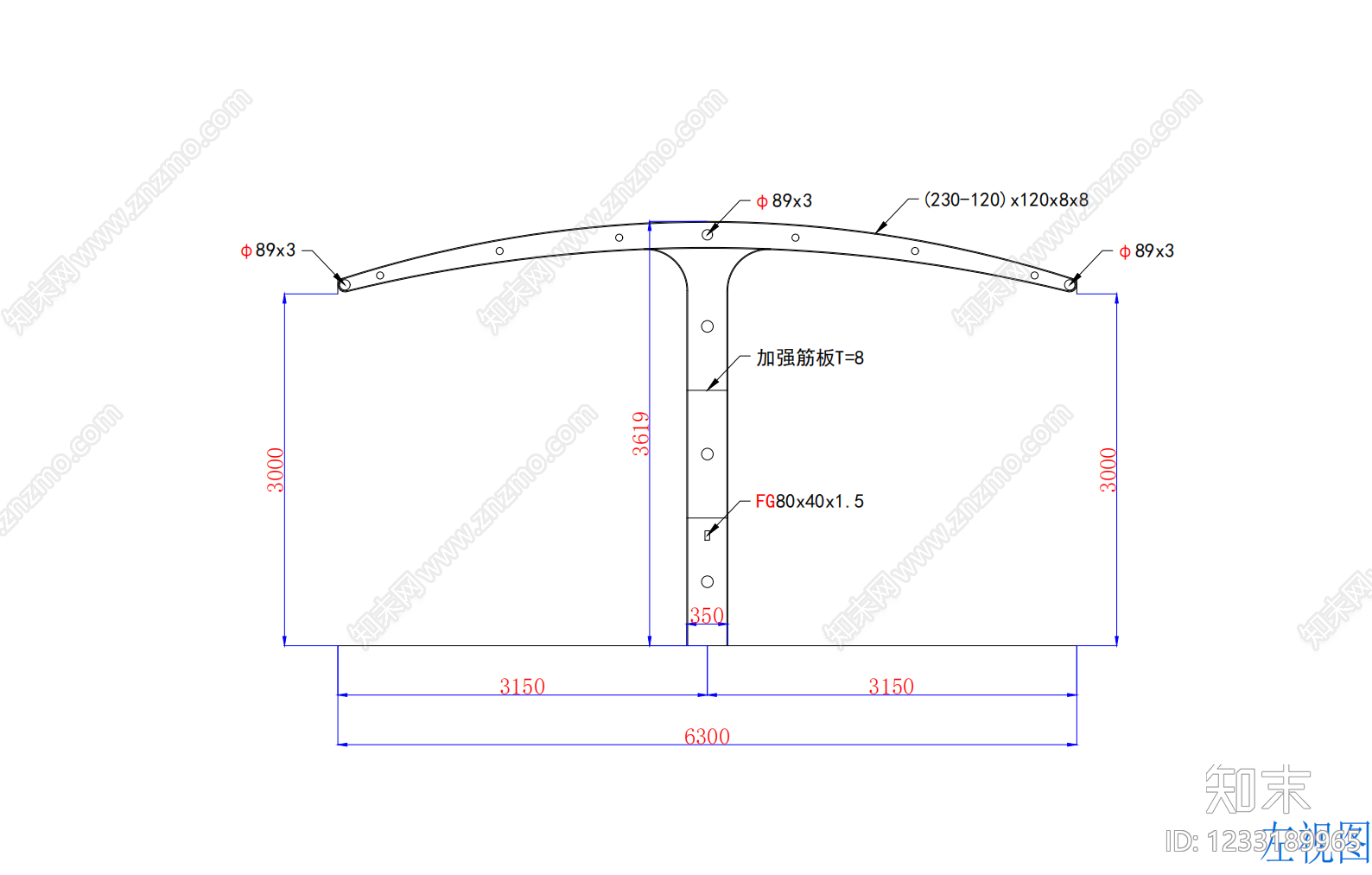 钢结构cad施工图下载【ID:1233189965】