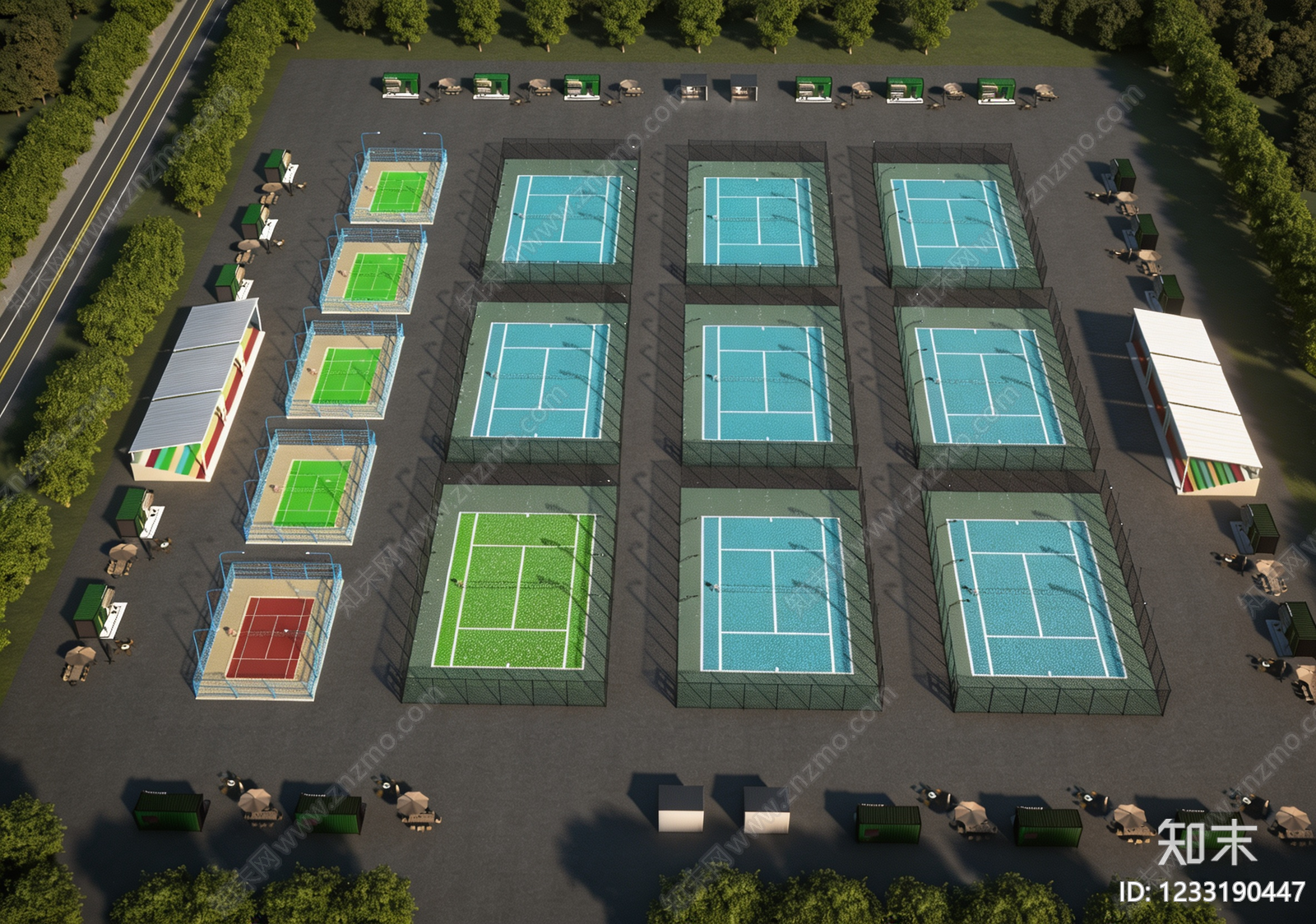 现代主义其他文体建筑3D模型下载【ID:1233190447】