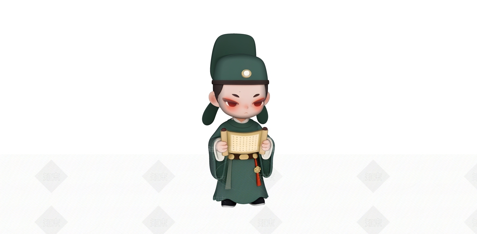 新中式虚拟人物SU模型下载【ID:1233190602】
