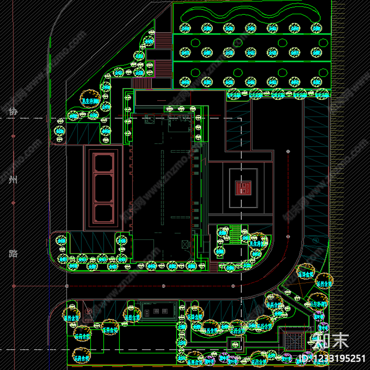 其他办公工业景观cad施工图下载【ID:1233195251】