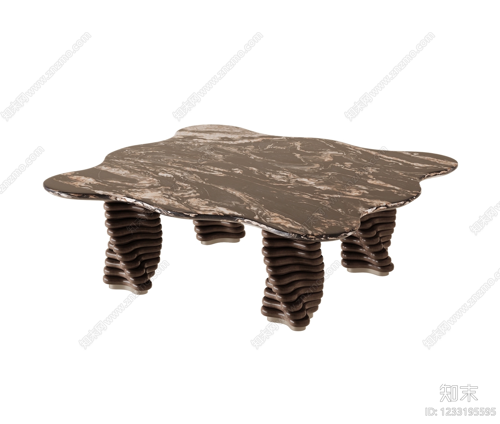 现代茶几3D模型下载【ID:1233195595】