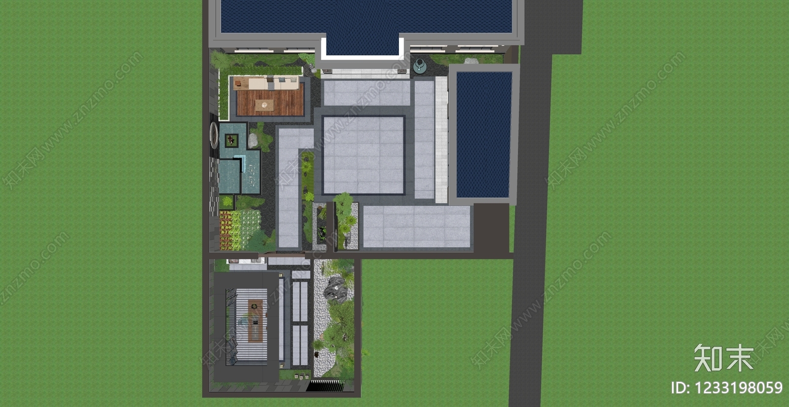 乡村改造cad施工图下载【ID:1233198059】