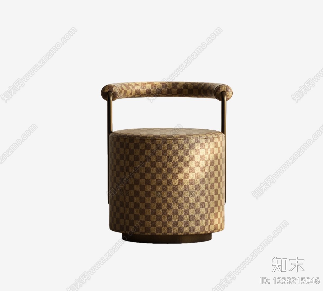 轻奢休闲椅3D模型下载【ID:1233215046】