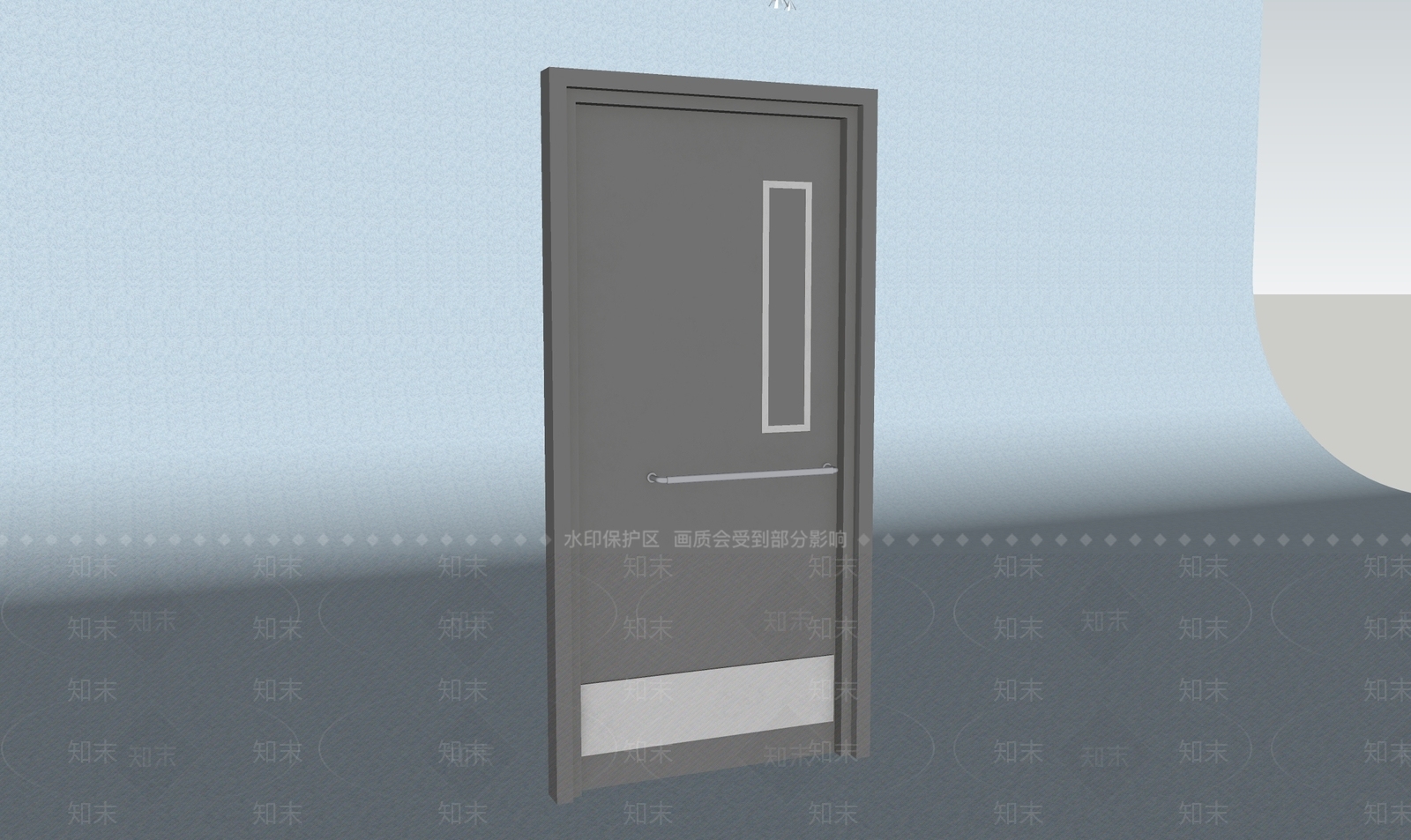 现代简约单开门SU模型下载【ID:1233220612】