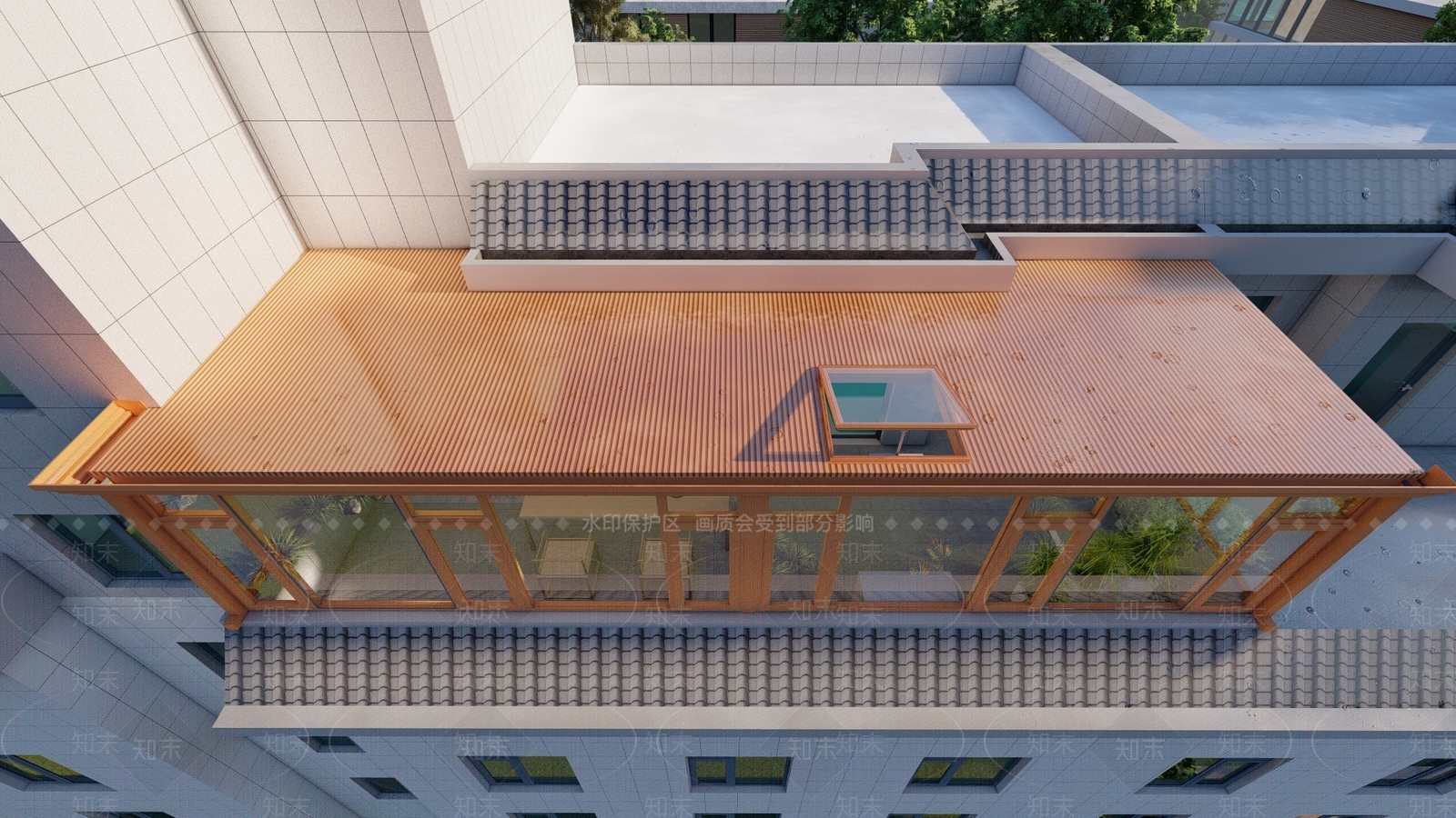 现代简约多层住宅SU模型下载【ID:1233250101】