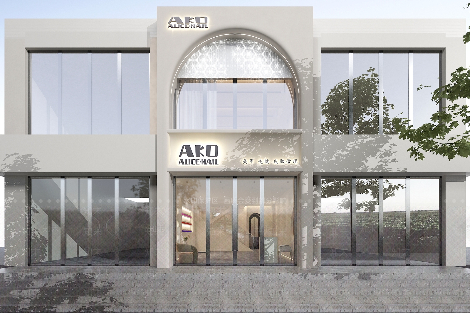 现代简约专卖店3D模型下载【ID:1233264716】