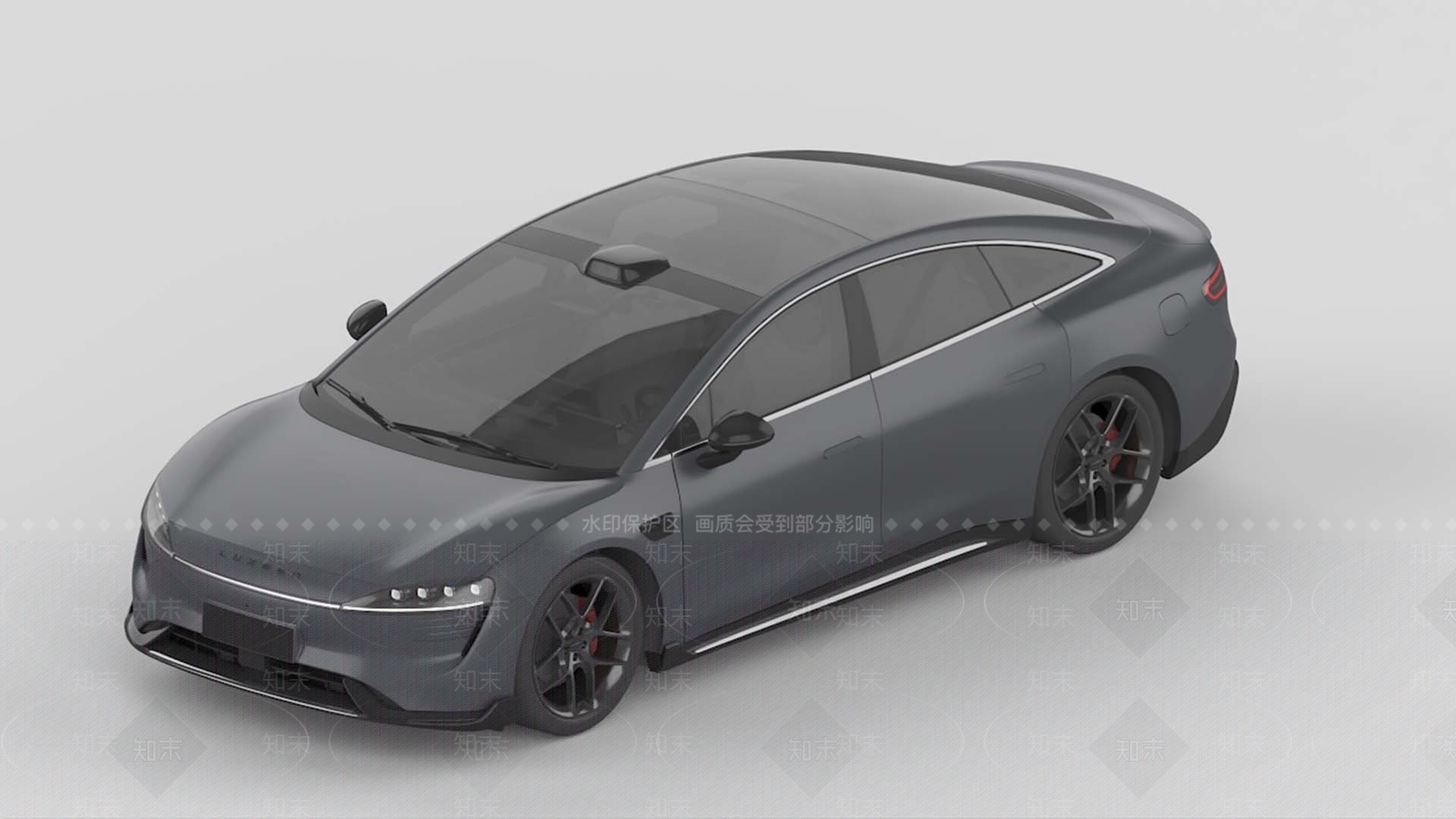 汽车3D模型渲染效果图