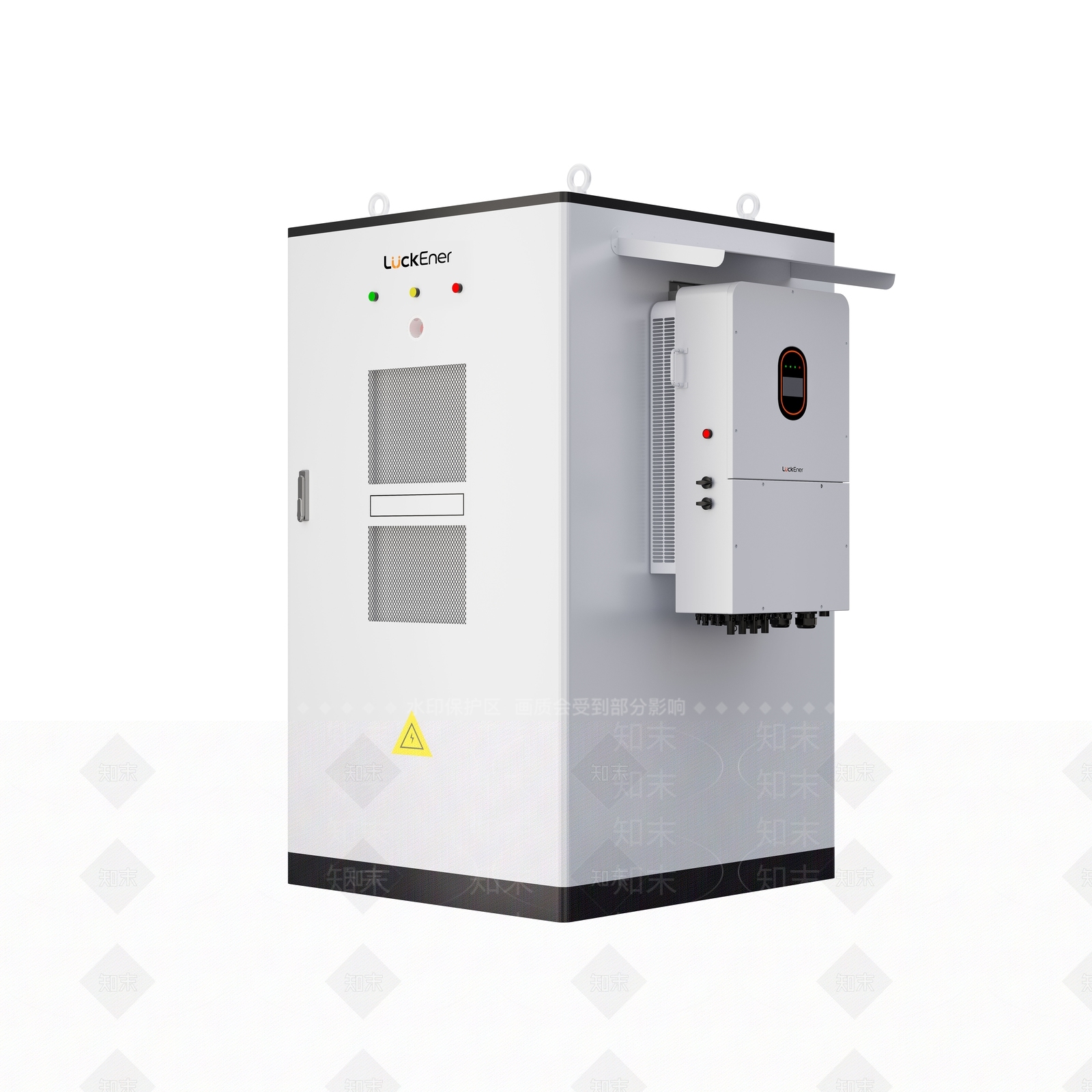 现代简约工业设备3D模型渲染效果图