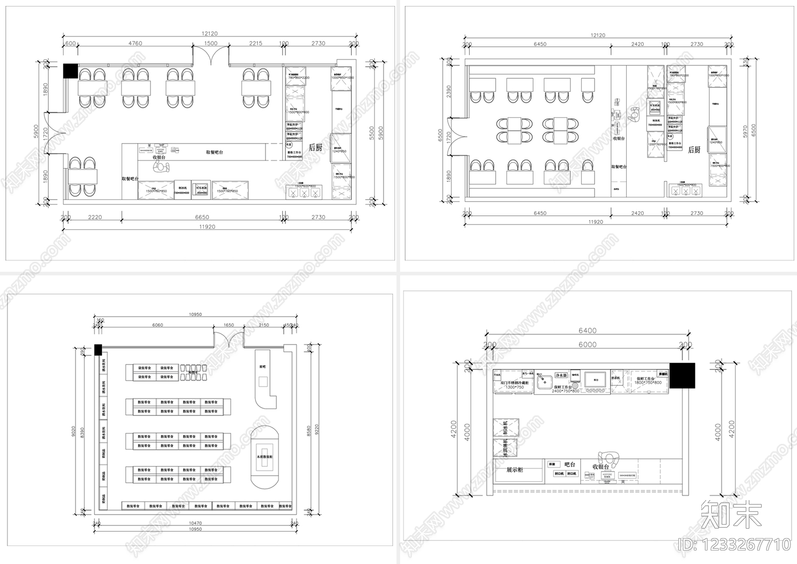 其他商业空间cad施工图下载【ID:1233267710】