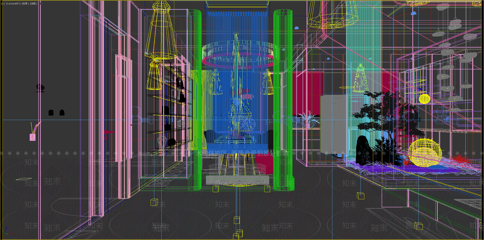 现代简约玄关3D模型下载【ID:1233278183】
